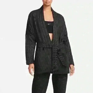 NWT Nike Yoga Therma-FIT Luxe Women's Jacquard Reversible Wrap Jacket Sz 1X